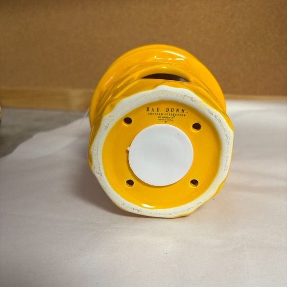 Rae Dunn Birdhouse Strawberry Ice Cream Cone Ceramic Pink by Magenta - Picture 2 of 3